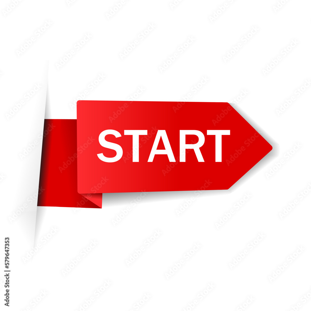 Start word writing text banner design template. Business start the journey concept. Flat vector. Start word writing text banner design template. Business start the journey concept. Flat vector.