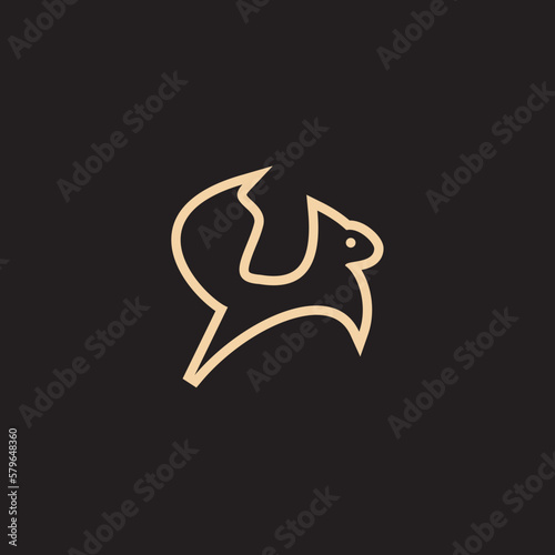 Squirrel logo concept to represent in many industries such as sport  nature  etc. The Logo has a bold clean shape and is designed with a grid to make it look more professional. This is a great way to 