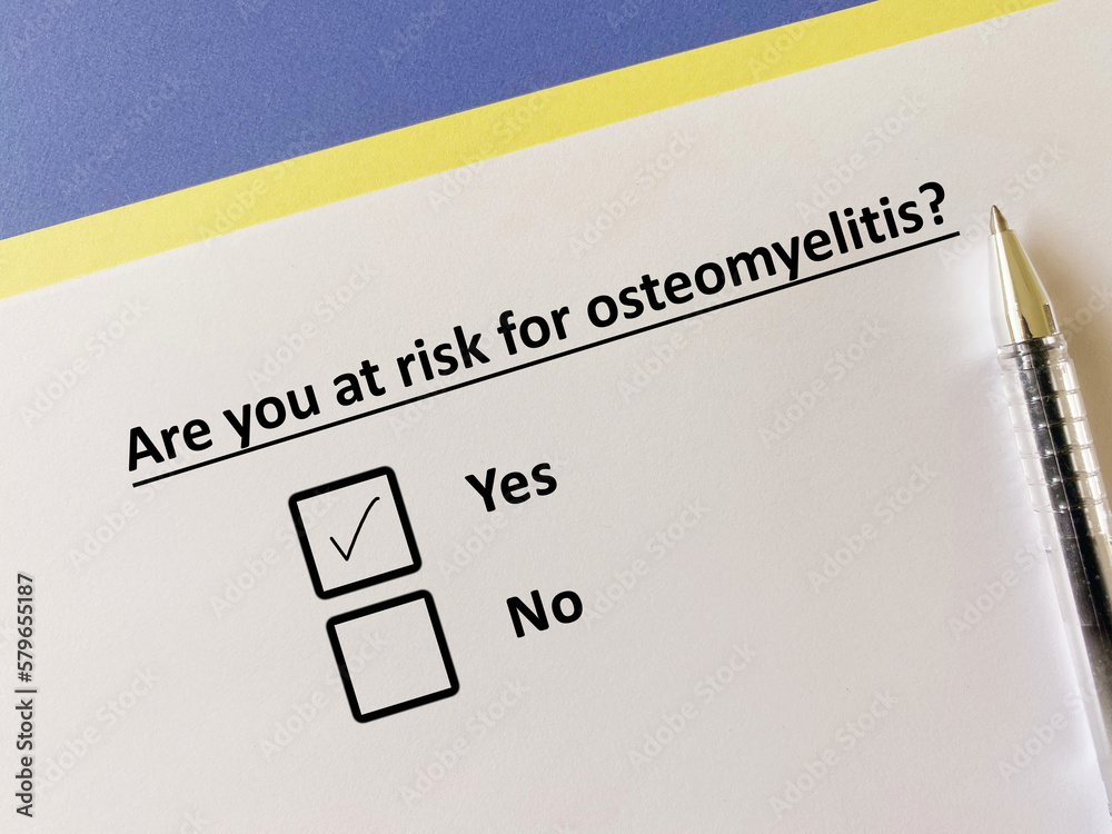 Fototapeta premium Question about orthopedic disease