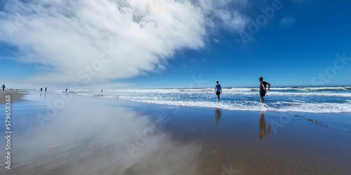 San Francisco Panorama view to Baker Beach during Summer time
