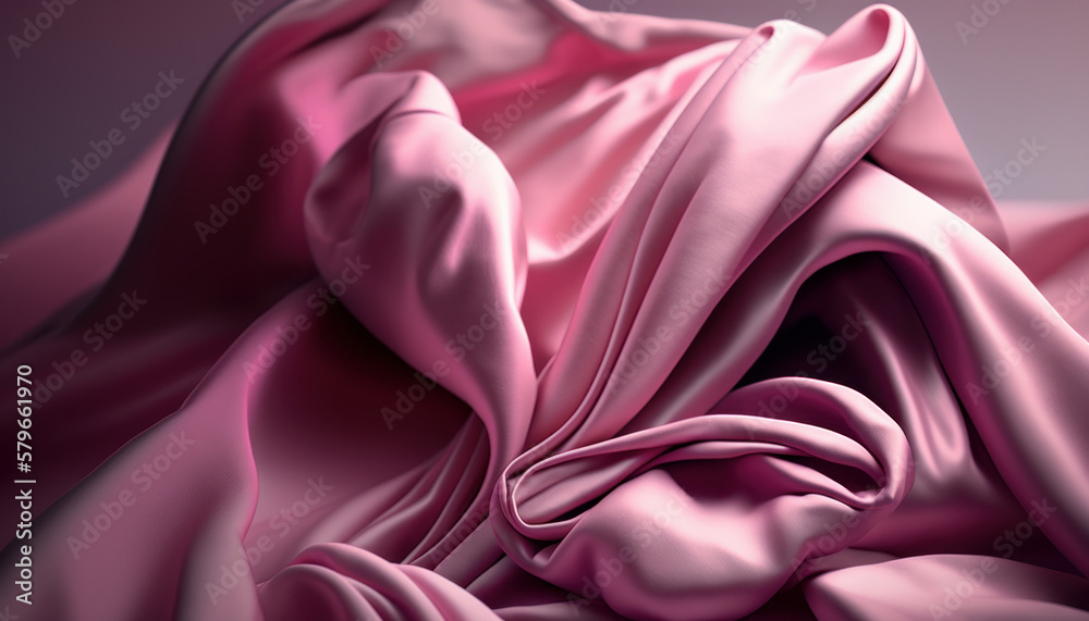 Pink Silk Delight: A Luxurious and Feminine Fabric Texture Stock ...