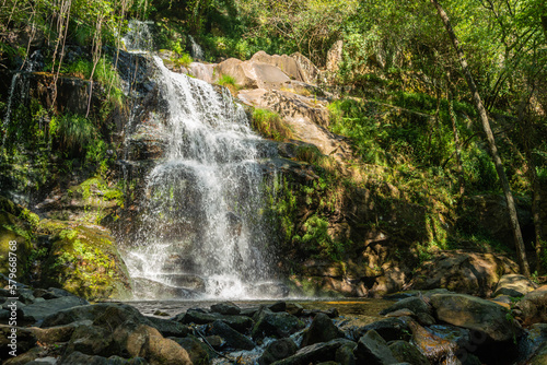 Beautiful waterfall in Cabreia Sever do Vouga Aveiro Portugal