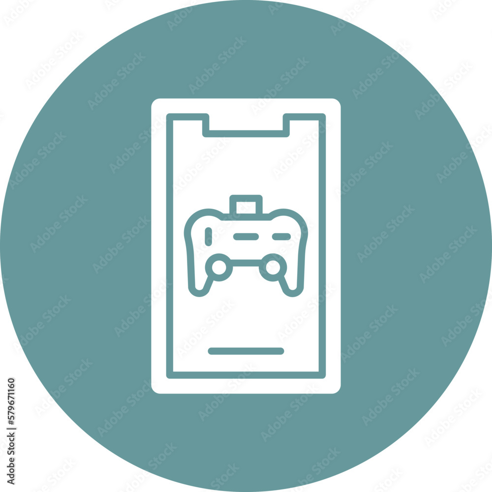 Vector Design Mobile Game Icon Style Vector Design Mobile Game Icon Style