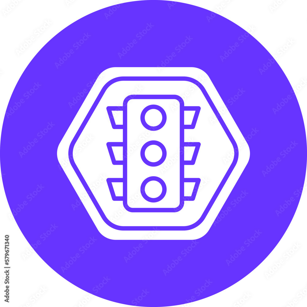 Vector Design Traffic Lights Icon Style Vector Design Traffic Lights Icon Style