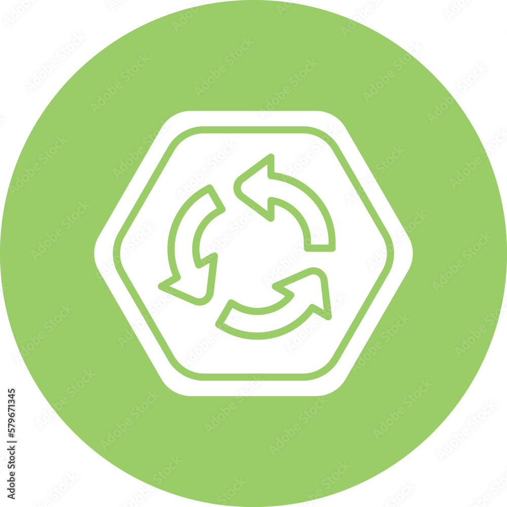 Vector Design Roundabout Icon Style Vector Design Roundabout Icon Style