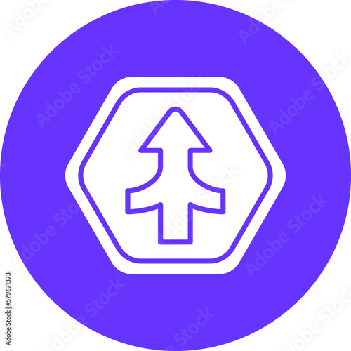 Free Download Vector Design Join Road Icon Style - GFXLoad