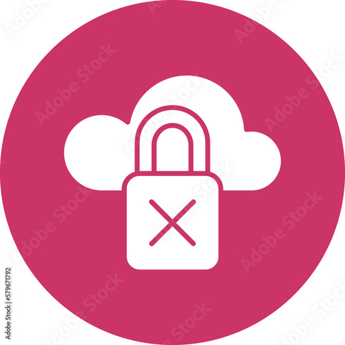 Vector Design Unsecure Icon Style