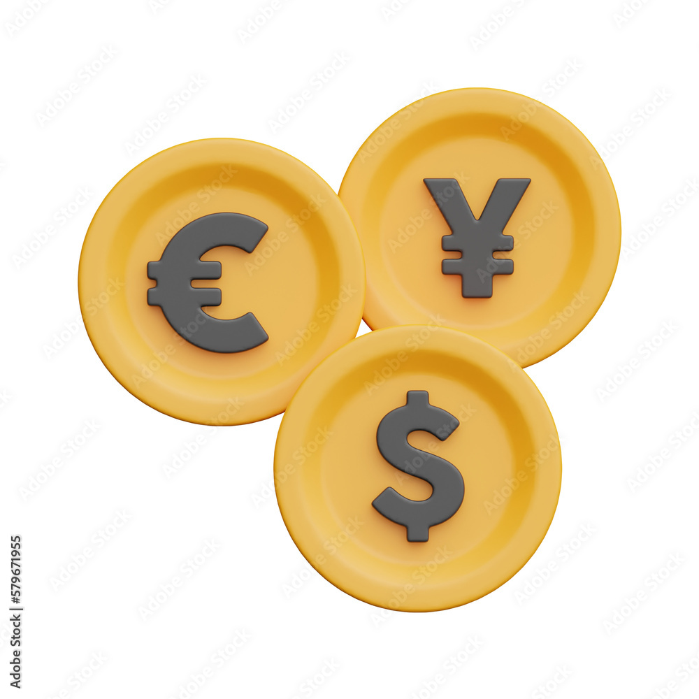 Money 3d realistic object design vector icon illustration Money 3d realistic object design vector icon illustration