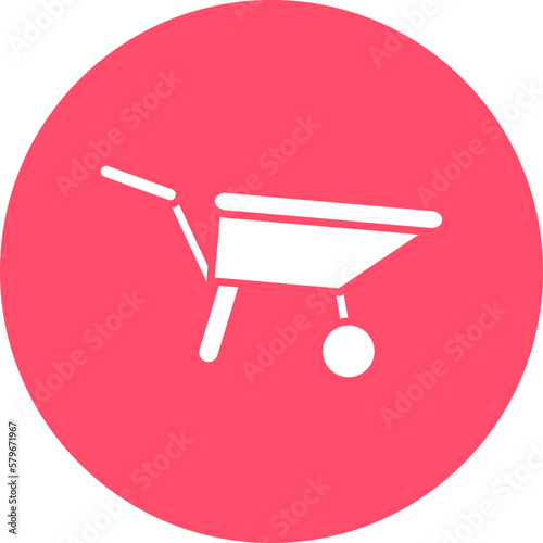 Vector Design Wheelbarrow Icon Style