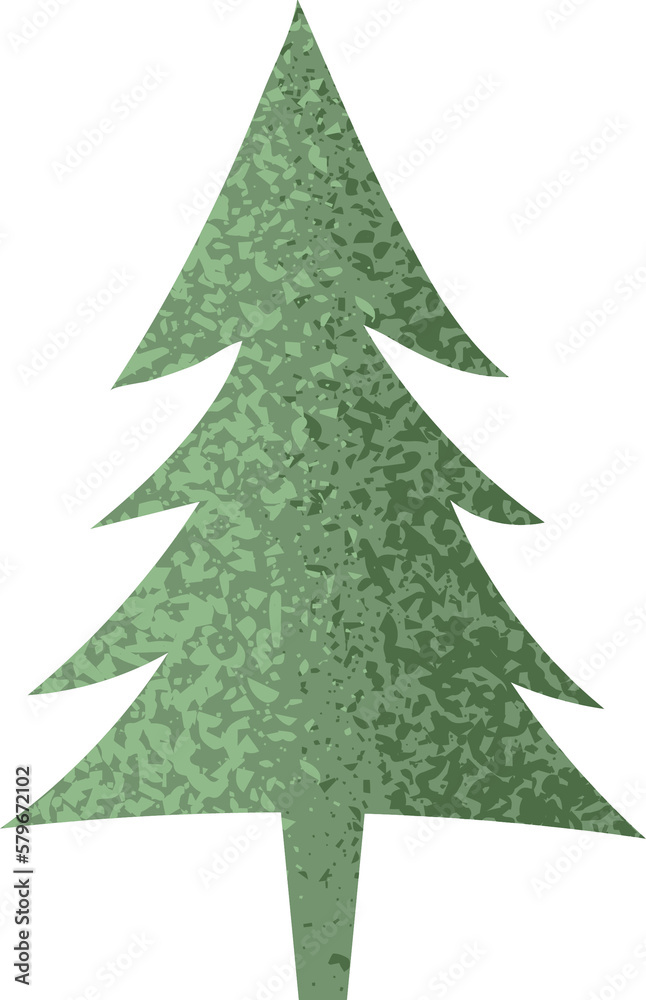 Obraz premium green christmas tree