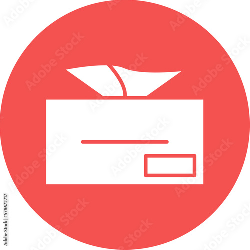 Vector Design Tissue Box Icon Style