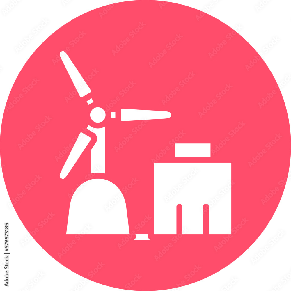 Vector Design Windmill Icon Style Vector Design Windmill Icon Style