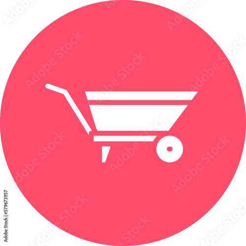 Vector Design Wheelbarrow Icon Style