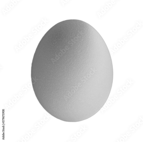 Silver colored chicken eggs Isolated on transparent backdrop, PNG file