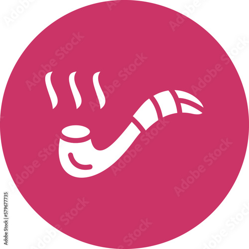 Vector Design Smoking Pipe Icon Style