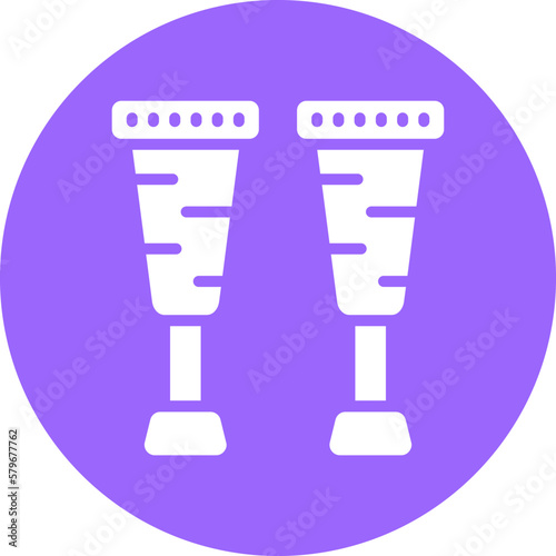 Vector Design Pegleg Icon Style