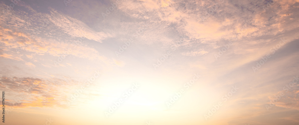 
Natural colors Evening sky Shine new day  for Heaven,The light from heaven from the sky is a mystery, In twilight golden atmosphere, Modern sheet structure design, New Banner Business Web Template 