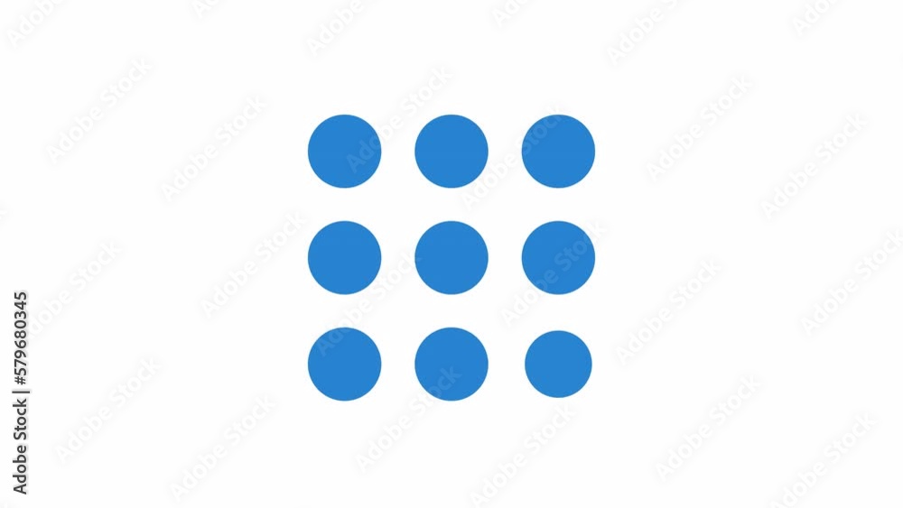 Animated disappearing dots preloader. Missing circles. Waiting process. 4K video footage with alpha channel transparency. Website loader. Colorful loading progress icon animation for web UI design Animated disappearing dots preloader. Missing circles. Waiting process. 4K video footage with alpha channel transparency. Website loader. Colorful loading progress icon animation for web UI design