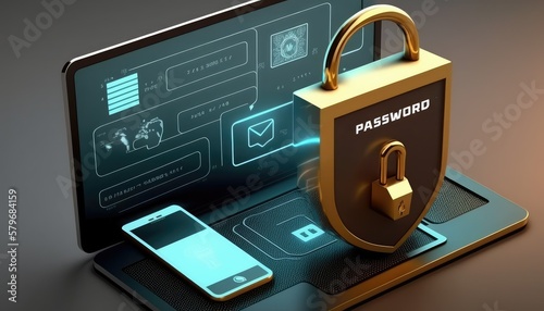 Passwordless Login, Key, lock, Generative AI	