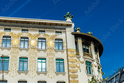 Medaillon House, old classic building in Vienna, Austria photo