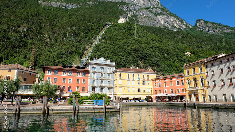 Riva am Gardasee in Italien mit Hotel Europa