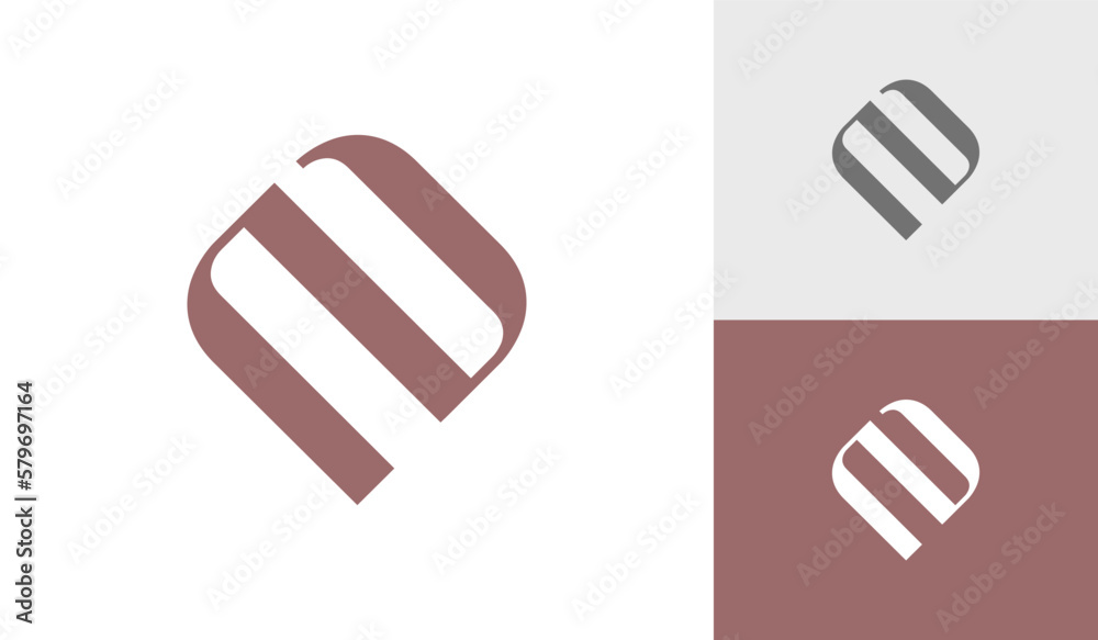 Letter ND initial monogram logo design vector Letter ND initial monogram logo design vector