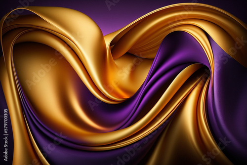 Abstract colorful wavy background.