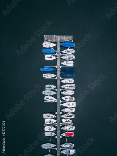dock with boats