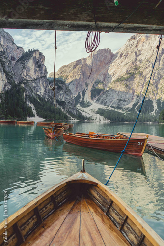 boat on the lake
