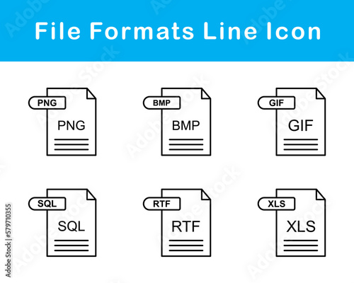 File Formats Vector Icon Set