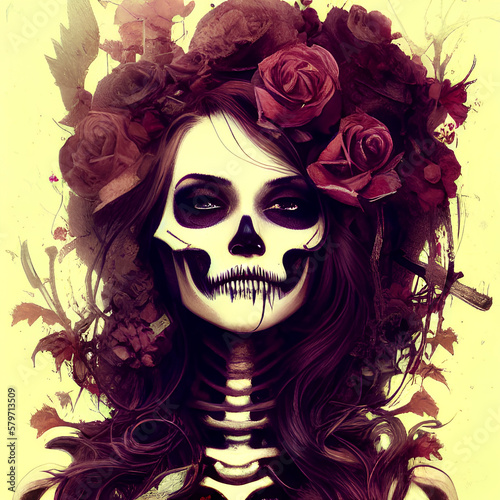 skeleton beauty