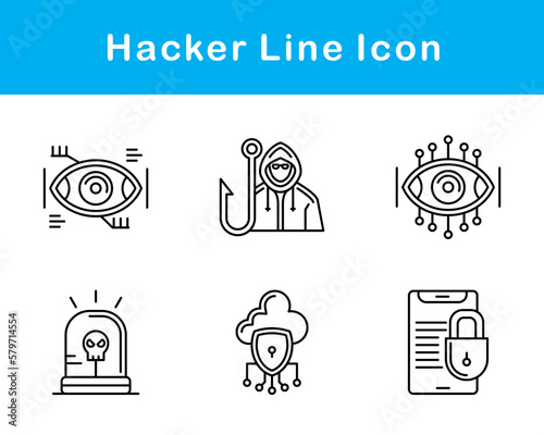 Hacker Vector Icon Set