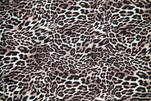 Leopard effect, fabric pattern. Background sample, seamless background print texture. Animal textil design. © Anna Žolnay