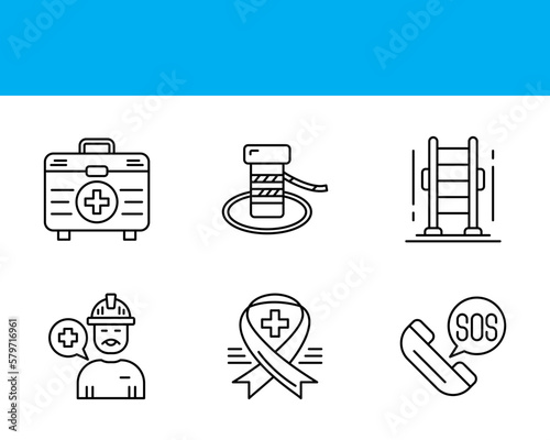 Emergency Services Vector Icon Set