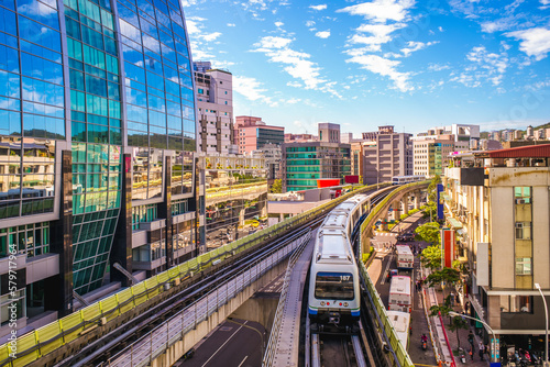 Taipei Metro system in taipei city, taiwan photo