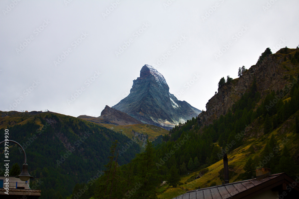 view of the mountain Matterhorn, Switzerland