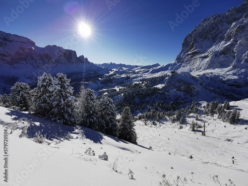 winter mountain landscape