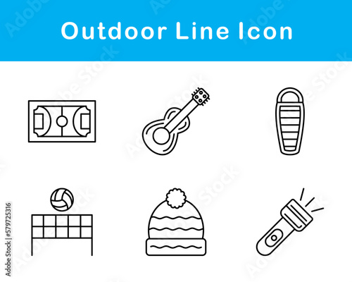 Outdoor Vector Icon Set