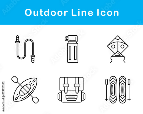 Outdoor Vector Icon Set