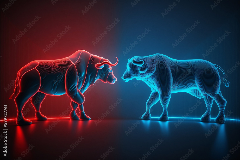 Fototapeta premium Bull market, Buisness