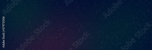Nebula and stars in night sky, abstract background. Vector Illustration.