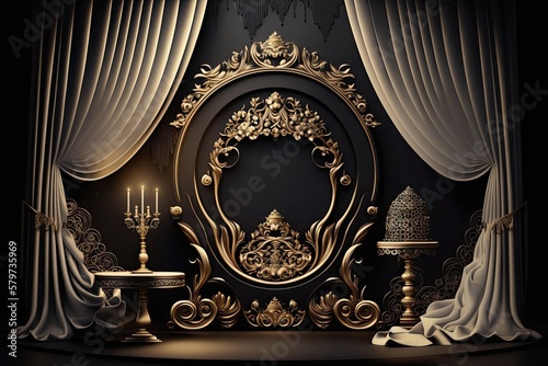Black Frame Background