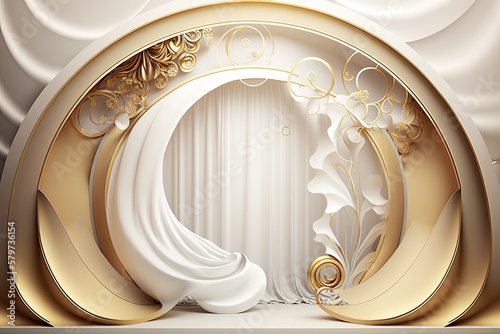 White Frame Background