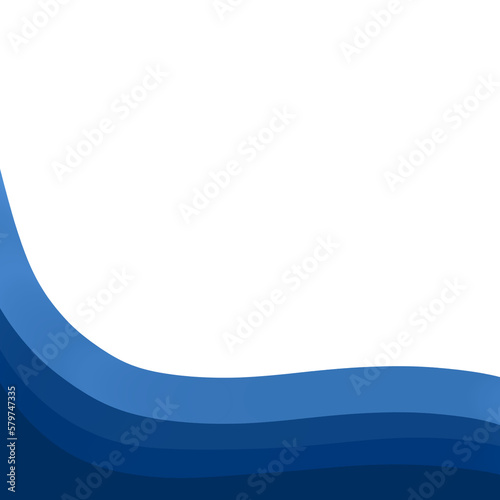 Blue wave border.ocean wave.wave gradient.