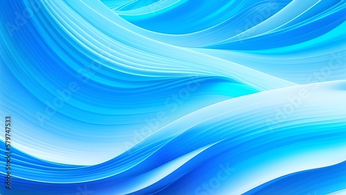 Abstract wavy background, generative AI