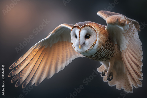 Fotografia Common Barn Owl