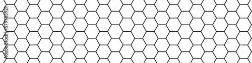 Honeycomb vector icon. Hexagon bee pattern. Hive illustration. Honey sign.