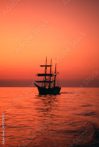 Sonnenuntergang Mittelmeer Mediterranean Sea Italy Tuscany