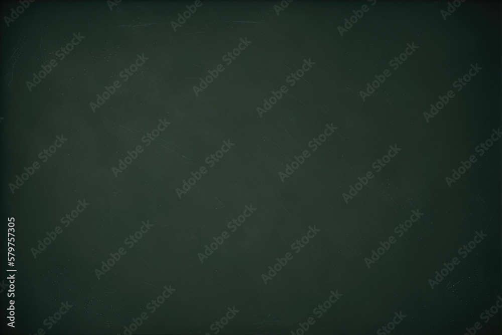 Blank green chalkboard background .Generative AI. Blank green chalkboard background .Generative AI.