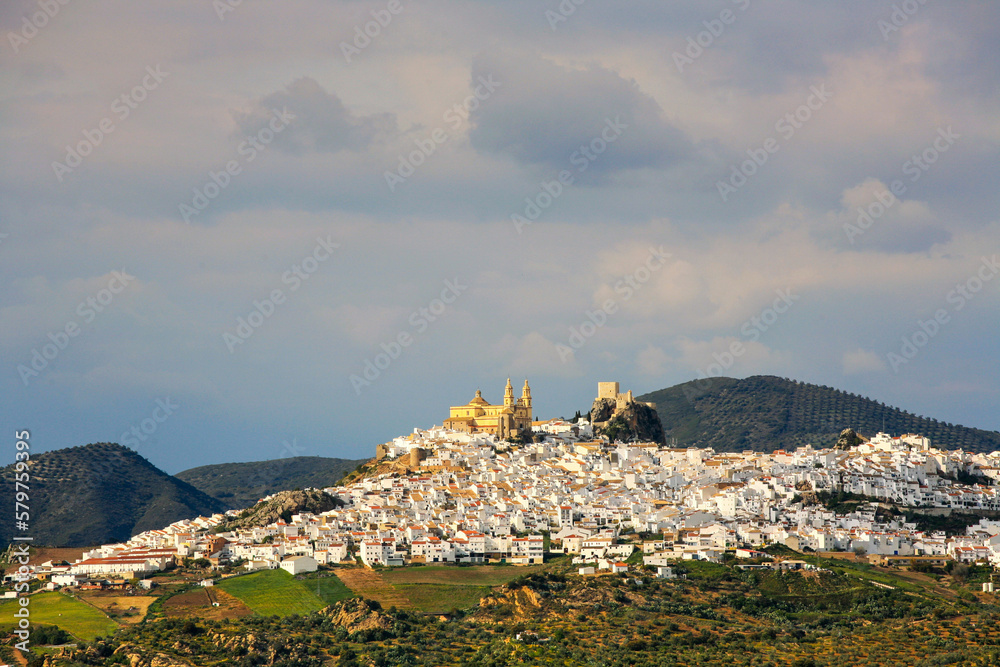 panorama su Olvera Andalusia